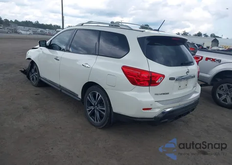 2018 Nissan Pathfinder Platinum from USA, damaged, VIN 5N1DR2MM9JC651915